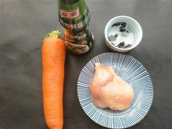 胡萝卜炒鸡丝的做法步骤1