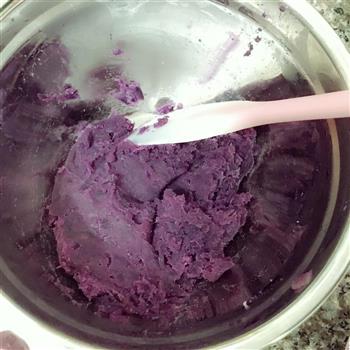 香芋紫薯芋圆的做法步骤2