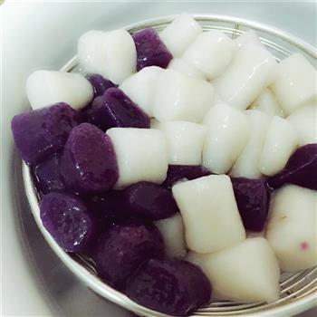香芋紫薯芋圆的做法步骤8