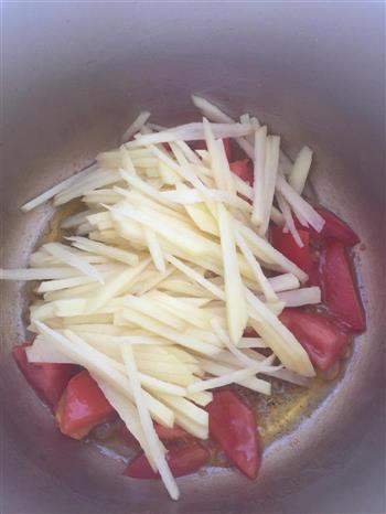 电饭煲番茄土豆丝的做法步骤3
