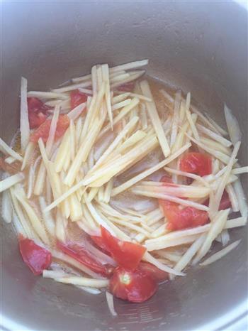 电饭煲番茄土豆丝的做法步骤5