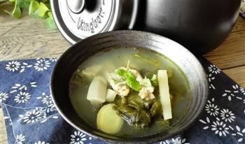 砂锅炖酸萝卜老鸭汤的做法步骤8