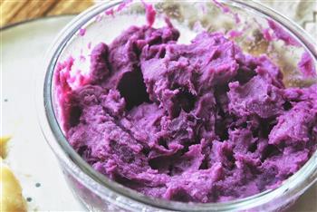 一口软糯 紫薯糯米糍的做法步骤9