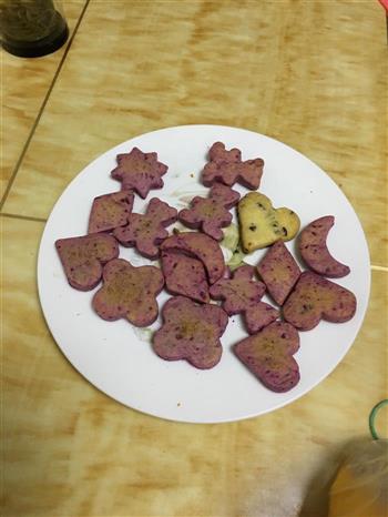 儿童可爱紫薯饼干的做法步骤5