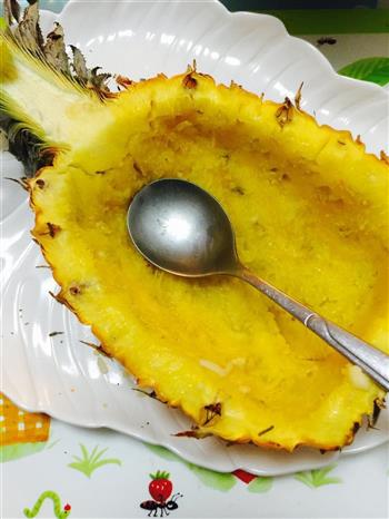芝士虾仁菠萝焗饭的做法步骤16
