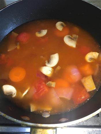 番茄时蔬汤，酸爽可口促消化的做法步骤6