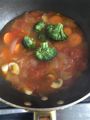 番茄时蔬汤，酸爽可口促消化的做法步骤7