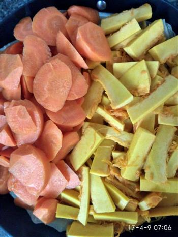 南瓜饼和胡萝卜馒头的做法步骤2