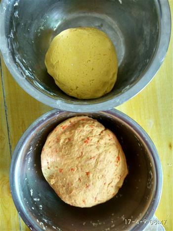 南瓜饼和胡萝卜馒头的做法步骤6