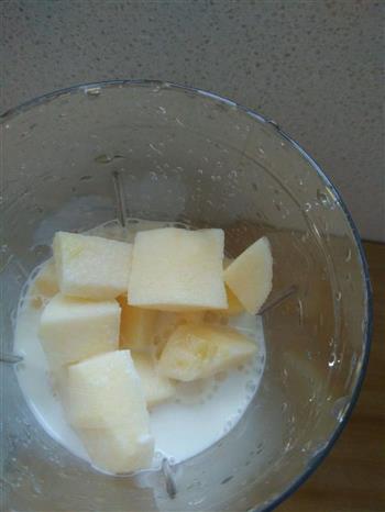 苹果牛奶汁的做法步骤3