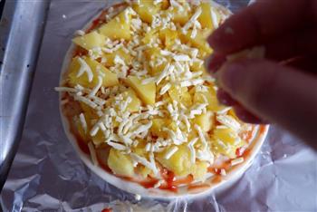 水果菠萝披萨的做法图解5