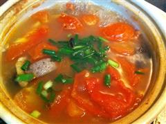 西红柿猪肝汤的热量