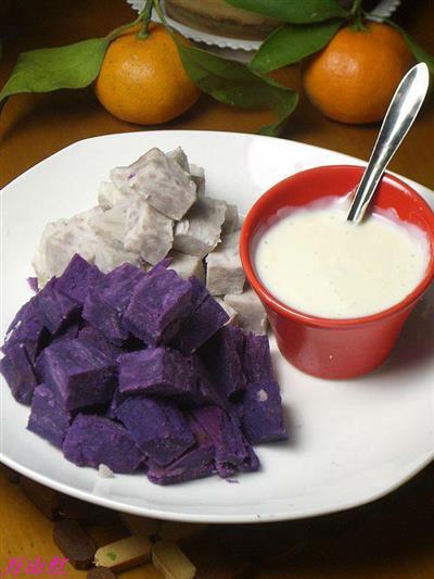 紫薯芋头沙拉