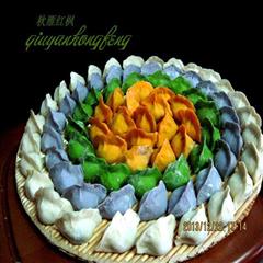 三菌彩色饺子