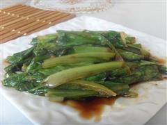 豆豉油麦菜