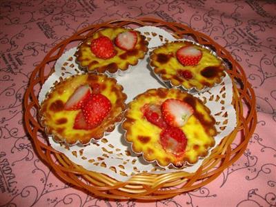 草莓蛋挞