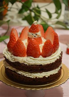 草莓雪人蛋糕