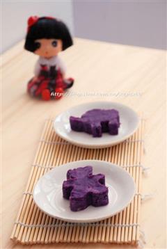 紫薯甜饼