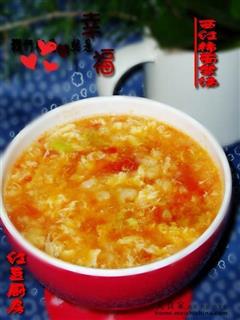 西红柿面絮汤