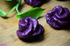 紫薯花样馒头的热量