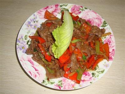 红椒蚝油牛肉