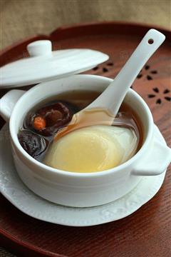 香菇鹅蛋甜汤