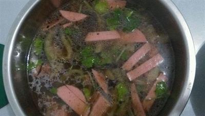 丝瓜火腿汤