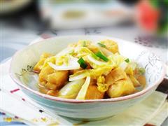 油豆腐炖白菜