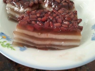红豆椰浆马蹄糕