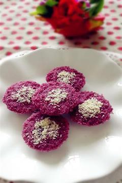 浪漫紫薯发糕