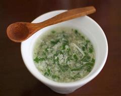 軟絲藻蛋湯