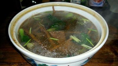 黄花青菜猪肝汤