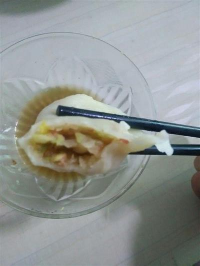 香肠白菜饺子