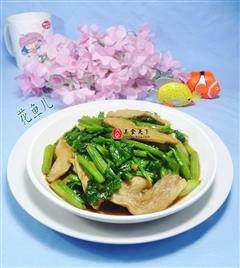 大豆蛋白炒芹菜
