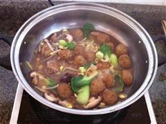 绿豆面丸子汤