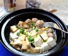 香菇肉丸煮豆腐
