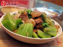 咸肉炒猪乸菜