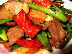红菜苔炒腊肉