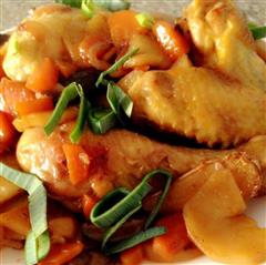 土豆香菇炖鸡的热量
