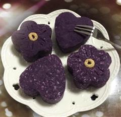 椰丝紫薯泥