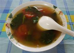 番茄豆腐菜汤