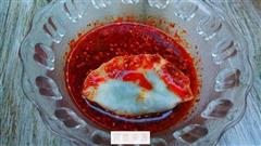 红油荠菜饺子