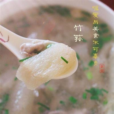 竹荪肉片汤
