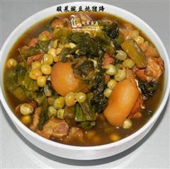 酸菜豌豆炖猪蹄