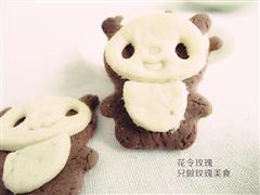 熊猫巧克力饼干