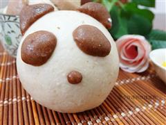 熊猫油桃玫瑰包