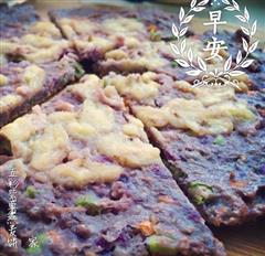 五彩紫薯燕麦饼
