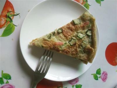 秋葵香肠简做披萨