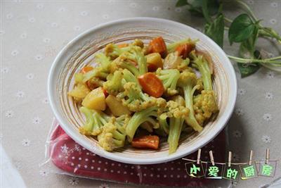 咖喱土豆花椰菜