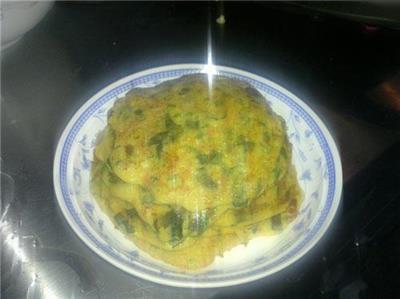 南瓜菠菜饼
